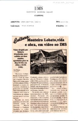 Monteiro Lobato, vida e obra, em vídeo no IMS