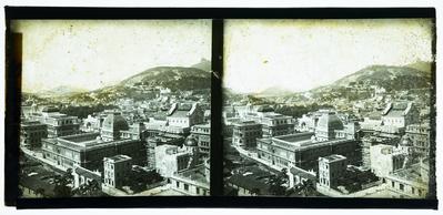 Visão posterior da Biblioteca Nacional, na rua México