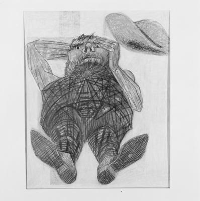 Série Dom Quixote de Cândido Portinari - Sancho Pança deitado