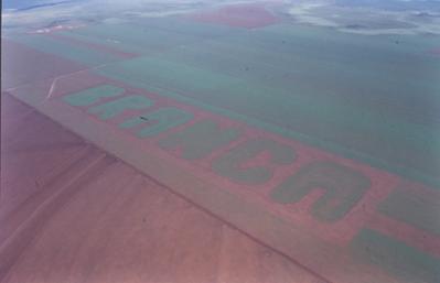 Vista aérea de propriedade rural
