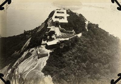 Vista aérea do Forte da Vigia (atual Forte Duque de Caxias)