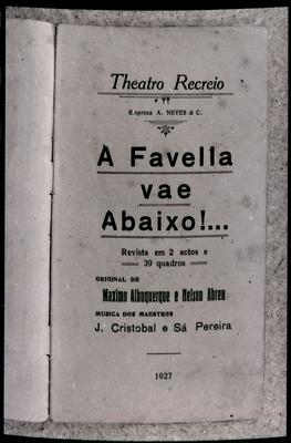 "A favela vai abaixo" (reprodução de folheto)