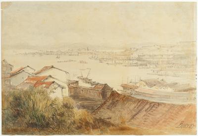 [Vista de Niterói sobre o porto do Rio de Janeiro]