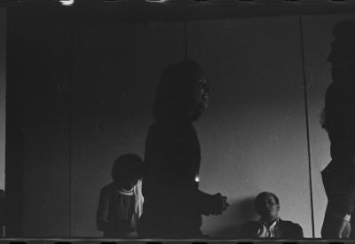 Lena Coelho dos Santos no alojamento dos professores (Colina)