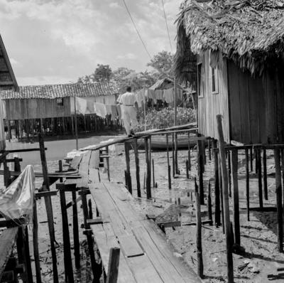 Vila da Barca, palafitas flutuantes