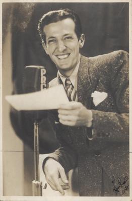 Xisto Guzzi ao microfone