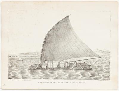 A Jangada or Catamaran Near Pernambuco