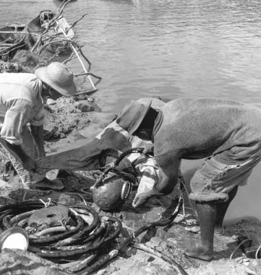 Garimpo de diamantes na Boca do Tauiri
