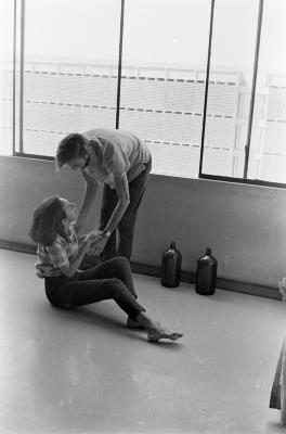 Jorge Bodanzky e Lena Coelho dos Santos. Alojamento dos professores (Colina)