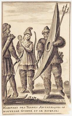 Habitans des Terres Antartiques de [la] nouvelle Guinée, et de Diverses