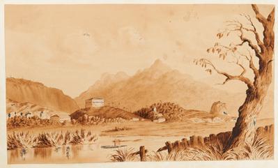 [Paisagem com o Palácio de São Cristóvão visto dos fundos]