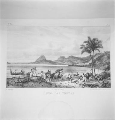 Lagoa das Tretas, obra de João Maurício Rugendas