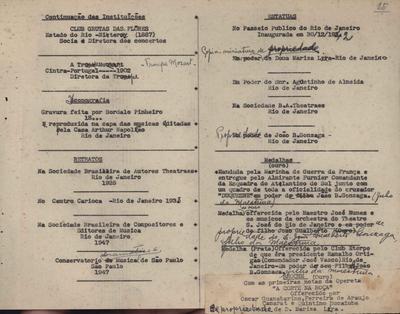 Repertório das composições musicais de Chiquinha Gonzaga
