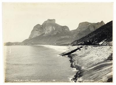 Praia da Gávea, atual Praia de São Conrado