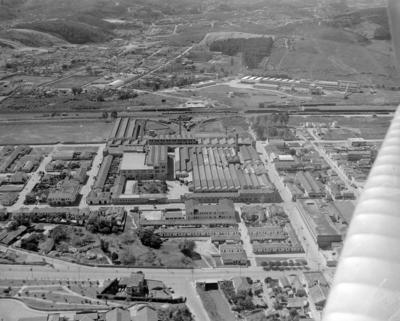 Vista aérea da fábrica Argos Industrial S.A.