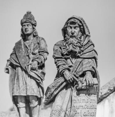 Profeta Isaias (à frente) e Profeta Baruc