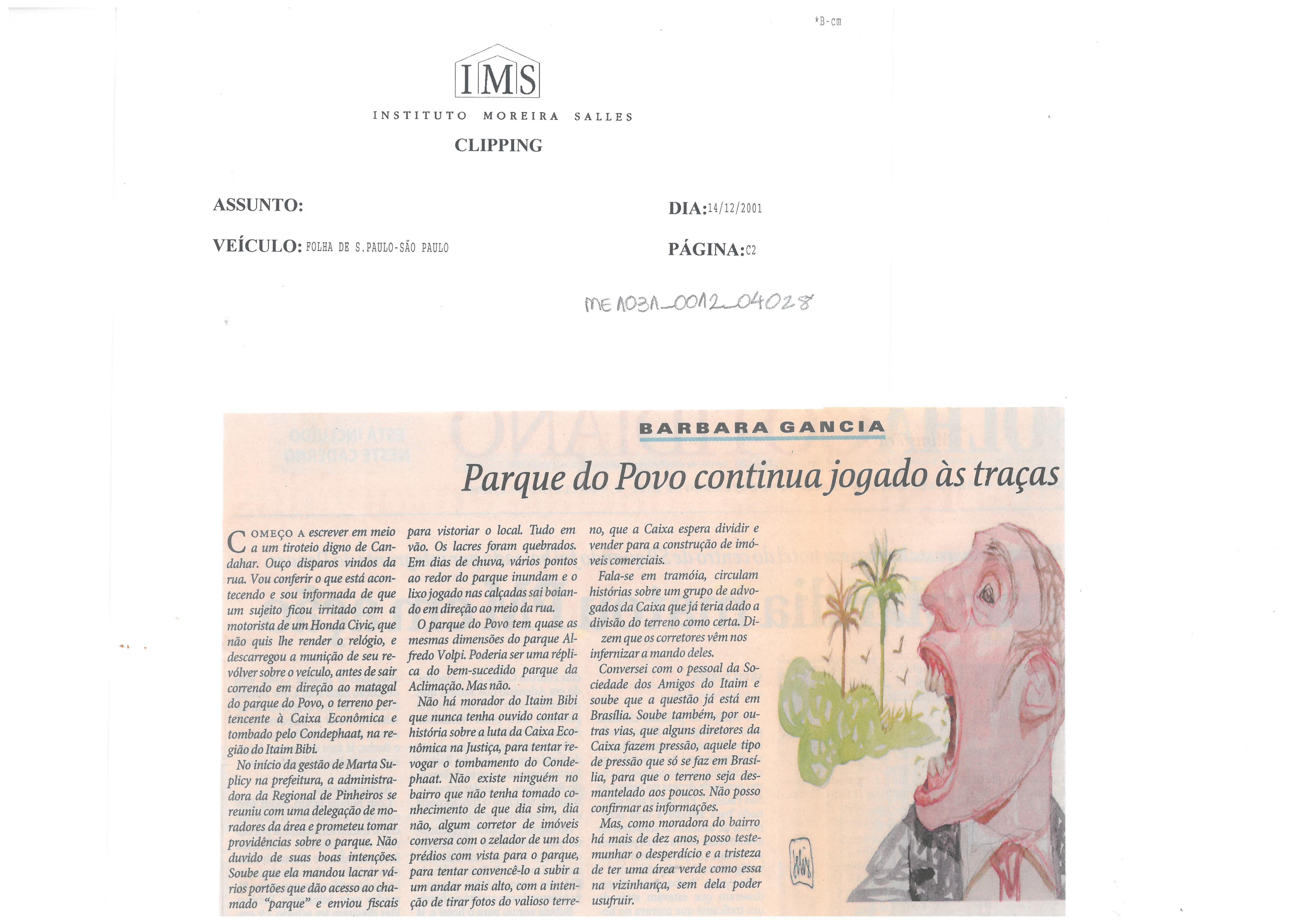 Qualquer nota: Mórbida semelhança