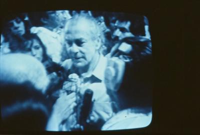 Captura de tela da televisão, Diretas Já