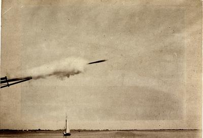 Explosão aérea de dinamite