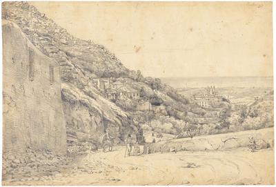 (Sintra vista da estrada de Lisboa)