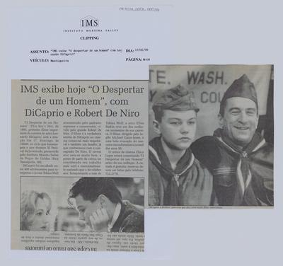 IMS exibe hoje "O Despertar de um Homem", com DiCaprio e Robert De Niro