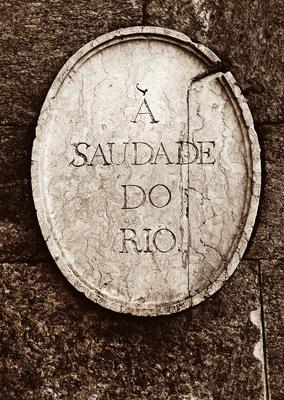 Medalhão "A saudade do Rio"