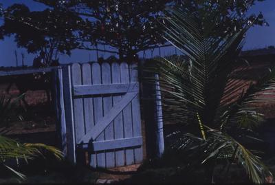 Portão de propriedade rural