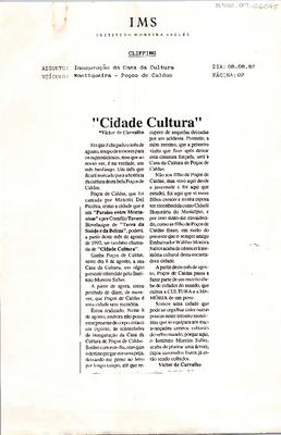 "Cidade Cultura"