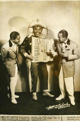 Luiz Gonzaga com Catamilho e Zequinha do Frevo