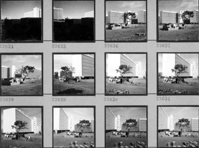 Edifícios residenciais projetados para os Institutos de Aposentadoria e Pensões