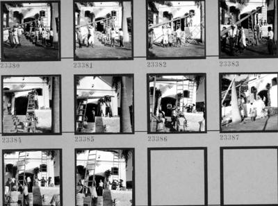 Preparativos para festa junina no Sítio Burle Marx