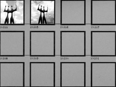 "Os Candangos" ou "Os Guerreiros", escultura de Bruno Giorgi