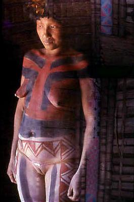 Série Xingu - Mulher  do povo Kamaiurá