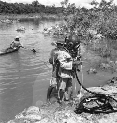 Garimpo de diamantes na Boca do Tauiri