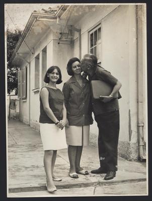 Liana, Yvonne e Vicente Leporace