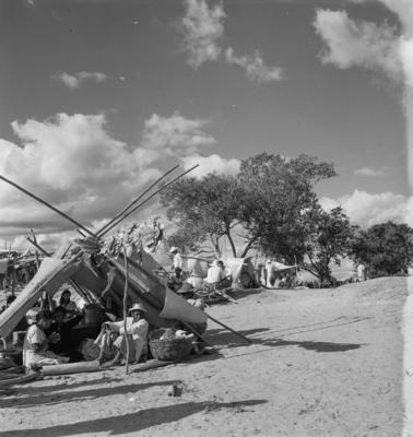 Acampamento às margens do Rio São Francisco