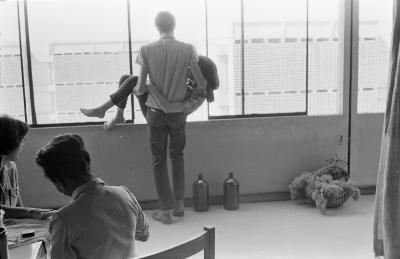 Jorge Bodanzky e Lena Coelho dos Santos. Alojamento dos professores (Colina)