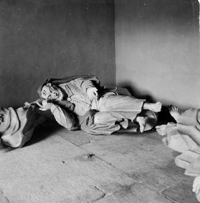 Via Crucis, Passos da Paixão, esculturas de Aleijadinho, São Pedro no Passo do Horto