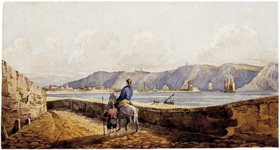 (Vista de Belém e Almada de Cascais)