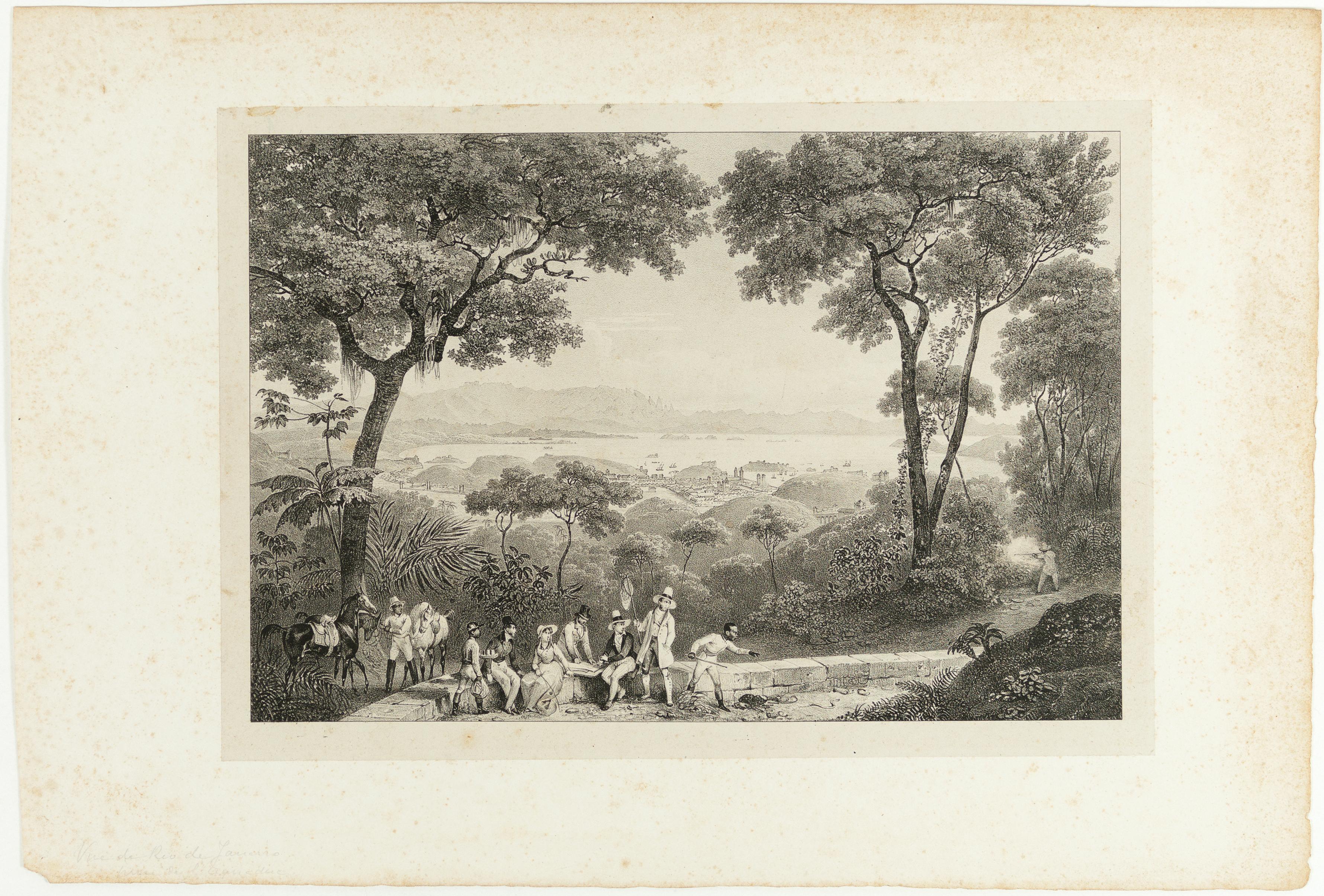 (Vista do Rio de Janeiro tomada do aqueduto)