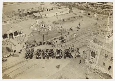 Exposição Internacional de 1922: marinheiros do Nevada