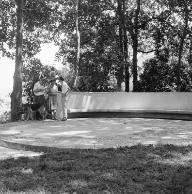 Residência de Homero de Souza e Silva, projeto do arquiteto Carlos Leão com projeto paisagístico de Burle Marx