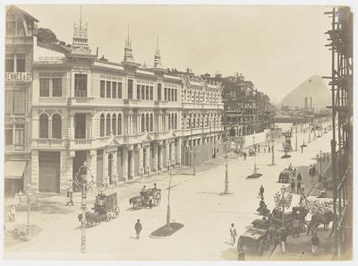 Região da avenida Central próxima à rua México