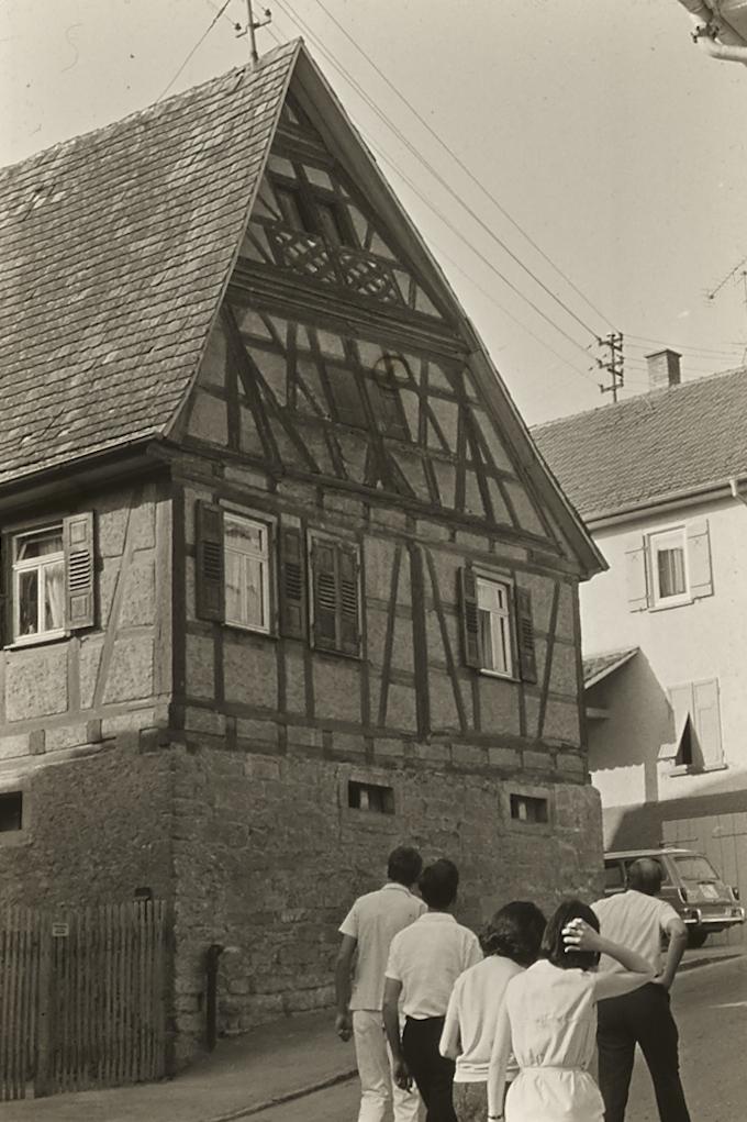 No grupo está Gunther Weimer, Christian Schiel e outros amigos