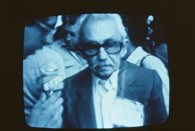 Captura de tela da televisão, Diretas Já