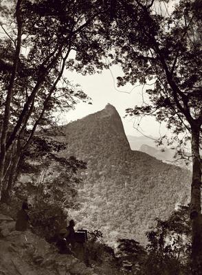 Morro do Corcovado tomado da Floresta da Tijuca