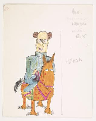 O Camarada João, em 1964, durante o Grande Trote