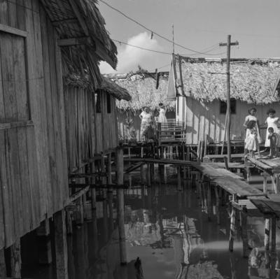 Vila da Barca, palafitas flutuantes