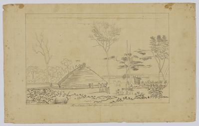 Habitação dos Apiacás [Apiakás] no rio Juruena