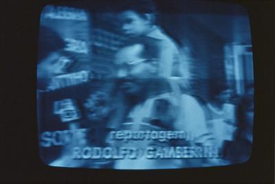 Captura de tela da televisão, Diretas Já